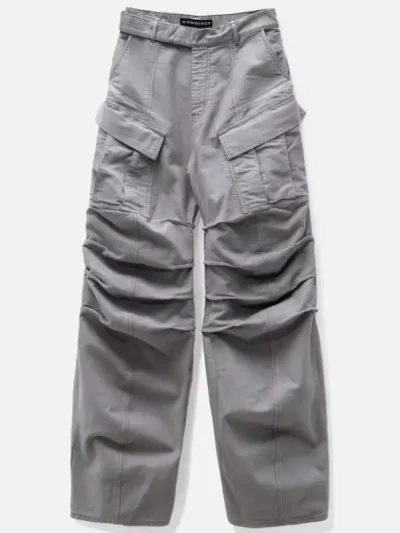 Y/PROJECT Men's Gray Cargo Pants