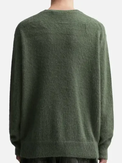 Y/PROJECT Men's Green Paris Best Jacquard Sweater Back