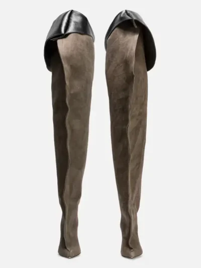 Y/PROJECT Women's Thigh High Scrunch Boots