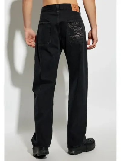 Y/Project Black Evergreen Jeans Back
