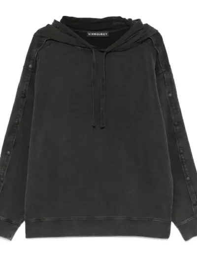 Y/Project Grey Layered Hoodie