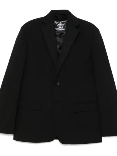 Y/Project Black Single-Breasted Blazer