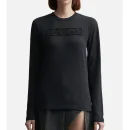 Y/Project Black Women's Patch Second Skin L/S Shirt