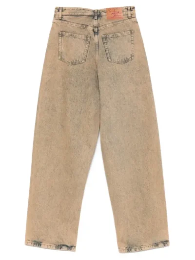 Y/Project Caramel Brown/Blue Multi-Waistband Jeans Back