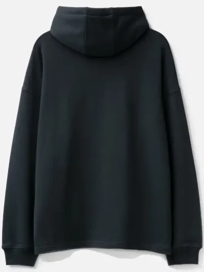 Y/Project Men's Black Evergreen Paris Best Pinched Hoodie Back