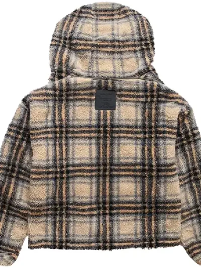 Y/Project Beige/Black Fleece Pullover Hoodie Back