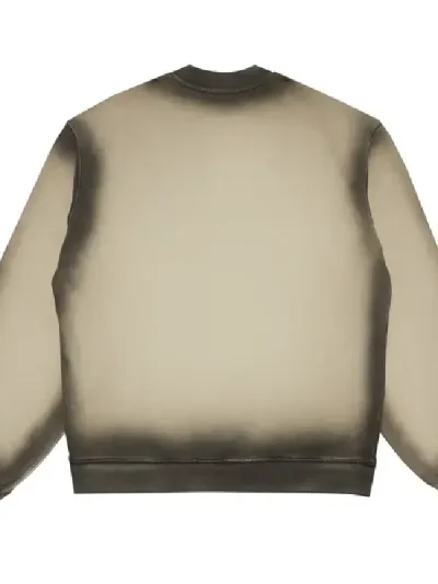 Y/Project Beige Spray Pinched Logo Sweatshirt Back