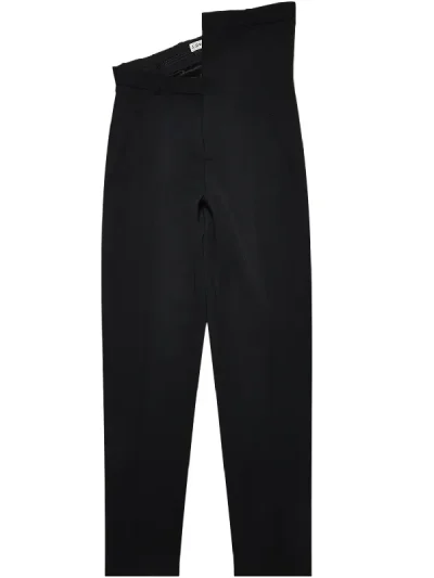 Y/Project Black Classic Asymmetric Waist Trousers