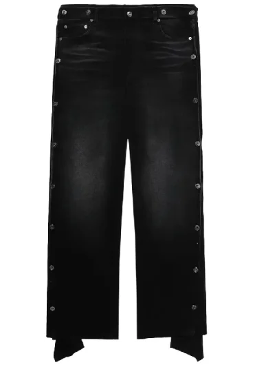 Y/Project Black Collapsed Waist Jeans