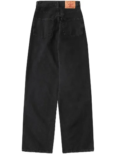 Y/Project Black Cut Out Jeans Back