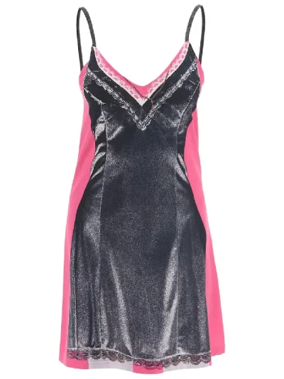 Y/Project Black/Pink Trompe L'Oeil Mini Dress