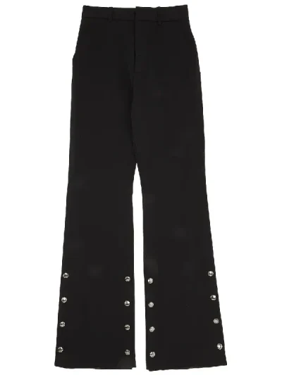 Y/Project Black Snap Leg Trousers
