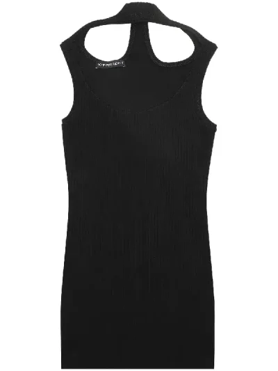 Y/Project Black Three Collar Dress