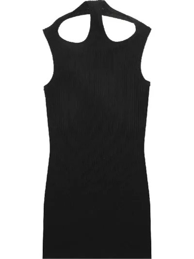 Y/Project Black Three Collar Dress Back