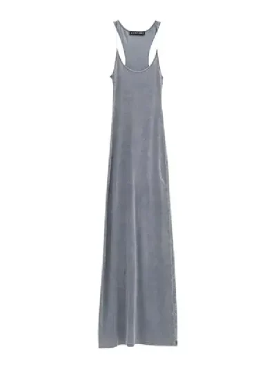 Y/Project Blue Acid Wash Invisible Strap Dress