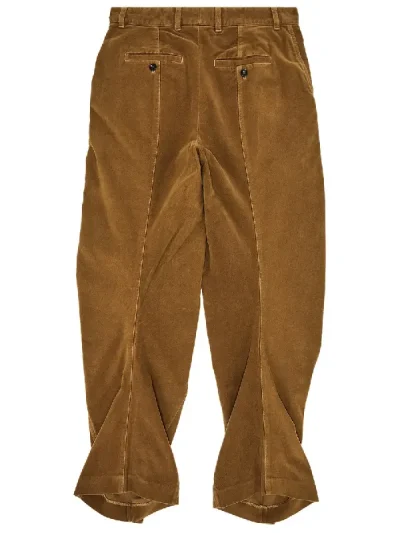 Y/Project Dark Beige Banana Pants Back