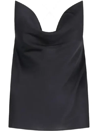 Y/Project Evergreen/Black Invisible Strap Slip Top