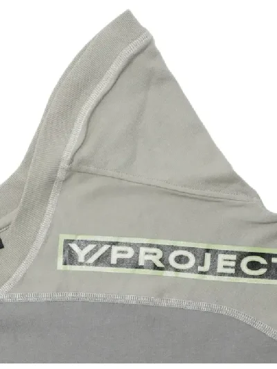 Y/Project Khaki/Beige Clip Shoulder Long-Sleeve T-Shirt Close