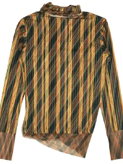 Y/Project Multicolor Multi Exclusive Printed Mesh Turtleneck Back
