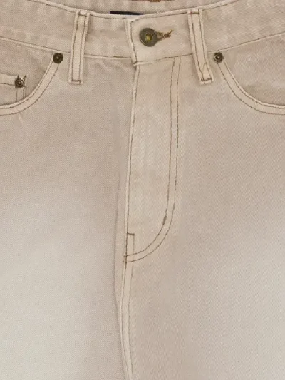 Y/Project Soft Pink Draped Cuff Jeans Close