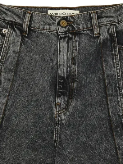 Y/Project Vintage Black Evergreen Banana Jeans Close