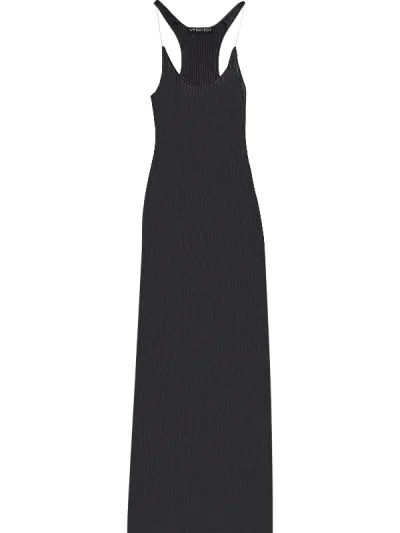 Y/Project Vintage Black Invisible Strap Dress