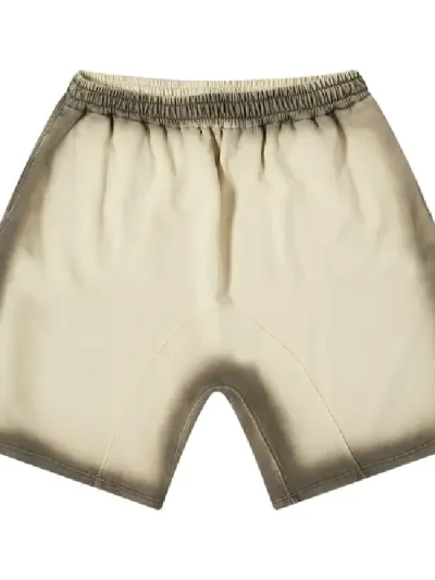Y/Project Washed Beige Patch Sweatshorts