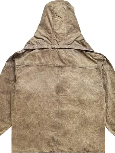 Y/Project Washed Khaki Velcro Cargo Jacket