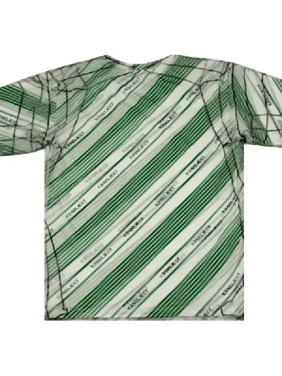 Y/Project White/Green Printed Cover T-Shirt Back