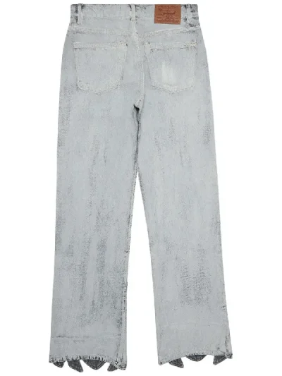 Y/Project White Tudor Jeans Back